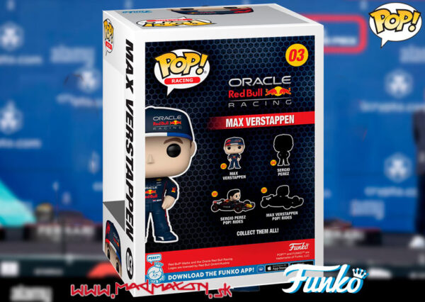 Funko Pop! Formula 1 - Max Verstappen Oracle Red Bull Racing Pop! Rides  Vinyl Figure
